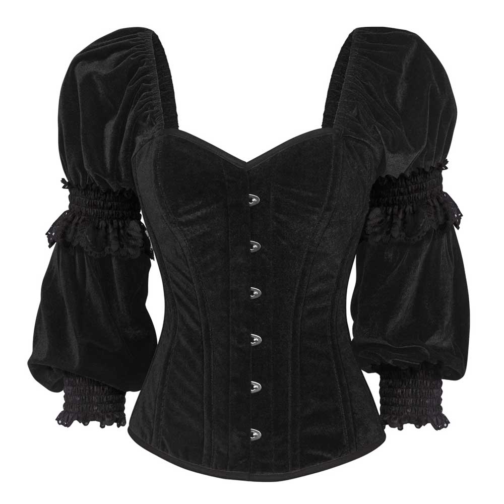 Attitude Corsets Attitude Corsets Tibanna Overbust Korset Zwart A